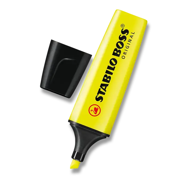 Zvýrazňovač STABILO BOSS ORIGINAL - žlutý