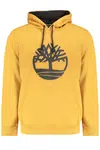 TIMBERLAND MEN&#39;S BROWN ZIP-UP SWEATSHIRT