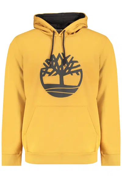 TIMBERLAND MEN&#39;S BROWN ZIP-UP SWEATSHIRT