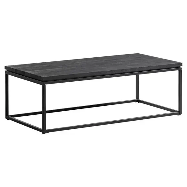 Livetastic KONFERENČNÍ STOLEK, černá, dřevo, 120/60/40 cm