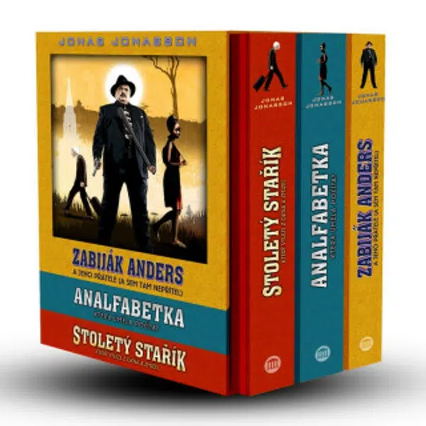 3x Jonasson: Stoletý stařík + Analfabetka + Zabiják Anders - Jonas Jonasson