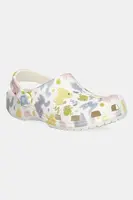Pantofle Crocs CLASSIC PASTEL PETS CLOG KIDS bílá barva, 210995