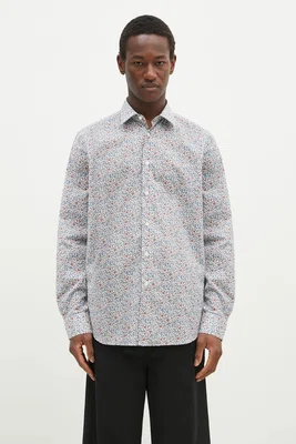 Bavlněná košile Paul Smith modrá barva, regular, s klasickým límcem, M1R-800P-P02562