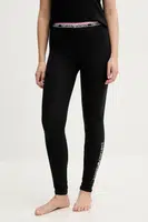 Společenské legíny Emporio Armani Underwear černá barva, s potiskem, EW000414 AF10883