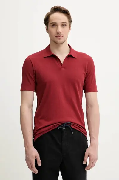 Marc O'Polo  Polo tričko s lněnou směsí