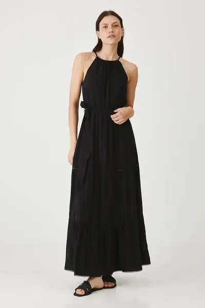 Šaty s příměsí lnu Medicine