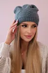Kesi Dámská čepice Lorena K377 světle šedá