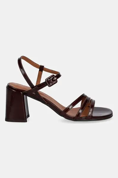 Kožené sandály Billi Bi hnědá barva, A8377