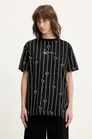 Bavlněné tričko Karl Kani dámské, černá barva, 61300126