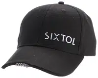 Kšiltovka s LED světlem 25 lm, nabíjecí USB, červená, univerzální velikost - SIXTOL B-CAP Barva: reflexní