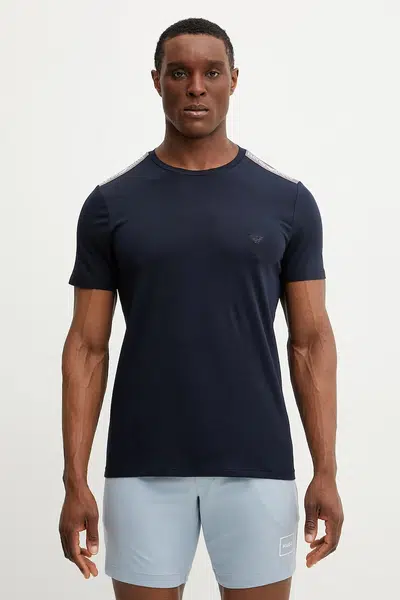 Tričko Emporio Armani Underwear tmavomodrá barva, EM000384 AF10779