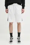 Kraťasy adidas Originals Poly Short pánské, bílá barva, JP1033