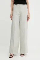 Kalhoty s příměsí lnu Forte Forte