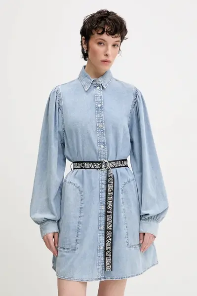Bavlněné šaty Karl Lagerfeld Jeans