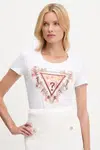 Tričko Guess dámské, bílá barva, W5YI08 J1314
