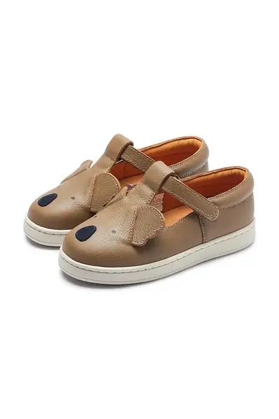 Dětské kožené polobotky Donsje Sunni Classic Shoes Koala
