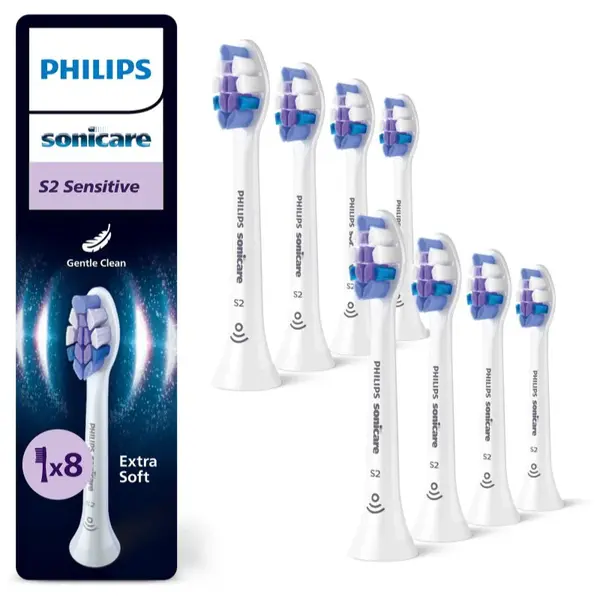 Philips Sonicare Sensitive HX6058/87 náhradní hlavice pro zubní kartáček 8 ks
