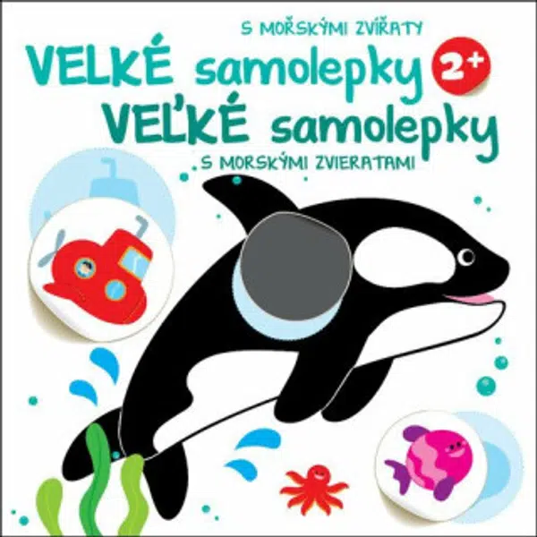 Veľké samolepky s morskými zvieratami