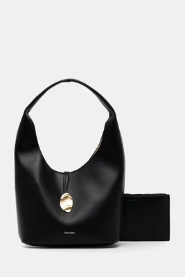Kabelka Calvin Klein černá barva, LV04K3176G