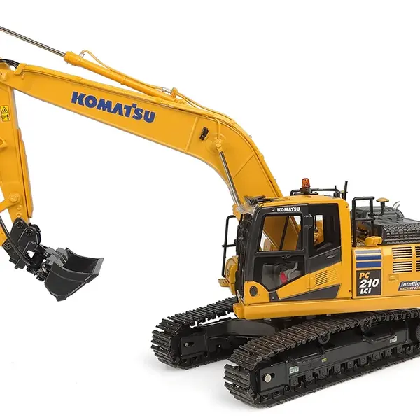 Komatsu PC210LCi-11 Intelligent Machine Control 2.0 Excavator Yellow 1/50 Diecast Model by Universal Hobbies