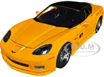 2006 Chevrolet Corvette Yellow with Black Top "Mickey Thompson" "Bigtime Muscle" Series 1/24 Diecast Model Car by Jada