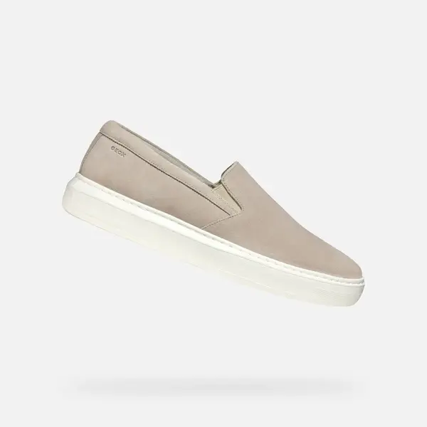 Beige men's sneakers Geox Deiven - Men's