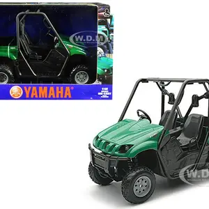 2008 Yamaha Rhino 700 F1 4x4 Off Road ATV Green 1/12 Diecast Model Car by New Ray