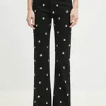 Džíny Fiorucci Metal Bubble Stud Flared dámské, high waist, U02SPDJE083DN06DN04