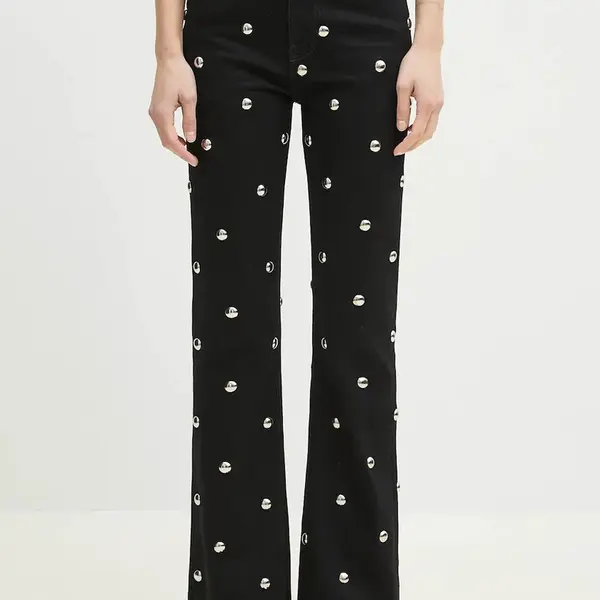 Džíny Fiorucci Metal Bubble Stud Flared