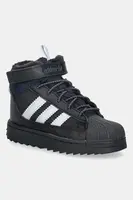 Dětské zimní boty adidas Originals SUPERSTAR WINTER TREK černá barva, JQ0342
