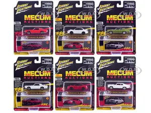 Johnny Lightning Collectors Tin 2024 Set of 6 Cars Release 2 Limited Edition 1/64 Diecast Model Cars by Johnny Lightning