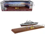 British HMS Invincible (R05) Aircraft Carrier Full-Hull Edition "Falklands War" (1982) British Royal Navy "Battleship" Series 1/700 Diecast Model by