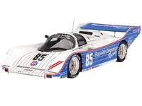 Porsche 962 85 Klaus Ludwig "Bayside Disposal Racing" Winner "IMSA Laguna Seca 300 Kilometres" (1987) 1/18 Model Car by Top Speed
