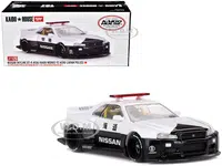 Nissan Skyline GT-R (R34) "Kaido Works (V2 Aero)" RHD (Right Hand Drive) Black and White "Japan Police" (Designed by Jun Imai) "Kaido House" Special