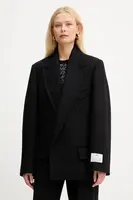 Kabát s prímesou vlny Victoria Beckham