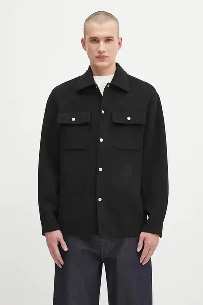 Vlnená bunda Drôle de Monsieur La Surchemise Laine