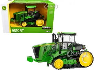 John Deere 9510RT Tractor with Tracks Green "Prestige Collection" 1/32 Diecast Model by ERTL TOMY