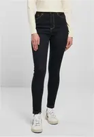 Dámské organické Skinny Jeans s vysokým pasem - modré