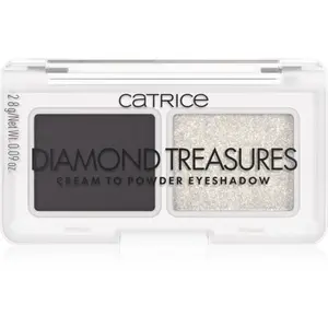 Catrice Diamond Treasures duo oční stíny odstín 030 Smokey Diamond 2.8 g