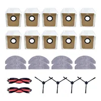 Accessories Sets for ROIDMI EVE CC Robot Vacuum Cleanerï¼Roller Brush*2+Dust Bags*10+Mops*8+Side Brush*4ï¼