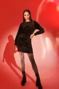 Marisse Velvet Mini Dress