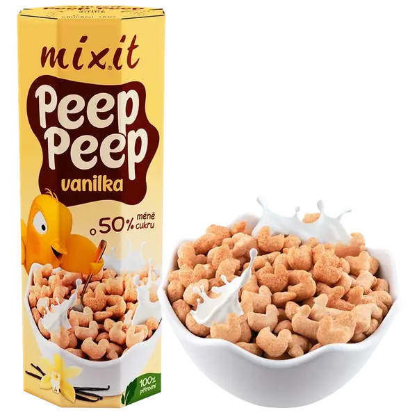 MIXIT Cereálie Peep Peep - vanilka 280 g