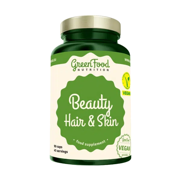 GREENFOOD NUTRITION Beauty Hair & Skin 90 kapslí