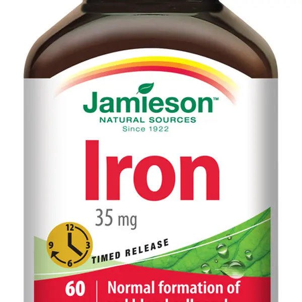 JAMIESON Železo 35 mg s postupným uvolňováním 60 tablet