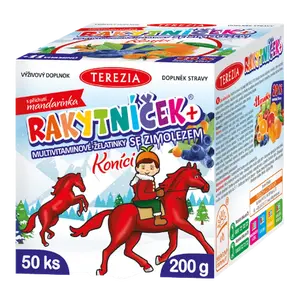 TEREZIA Rakytníček želatinky koníci se zimolezem 50 ks