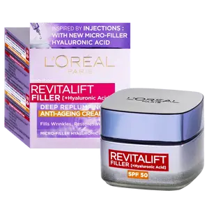 L'ORÉAL PARIS Revitalift Filler Denní krém proti stárnutí SPF 50 50 ml