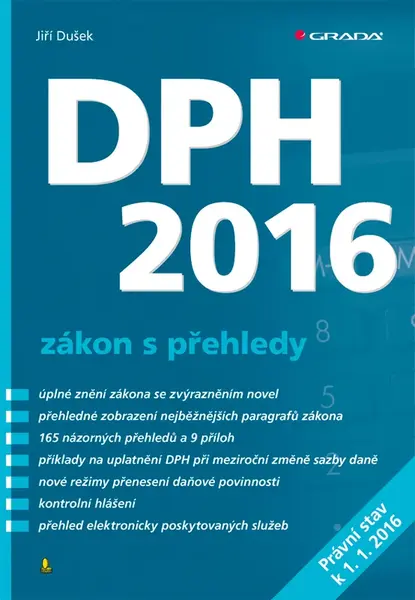 E-kniha: DPH 2016 - zákon s přehledy od Dušek Jiří