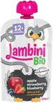 LAMBINI BIO Demeter kapsička jablko, jahoda a borůvka 100 g