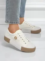 Resti Women's white Aurelio Canvas sneakers