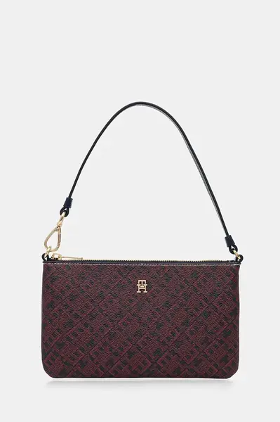 Kabelka Tommy Hilfiger tmavomodrá barva, AW0AW18026